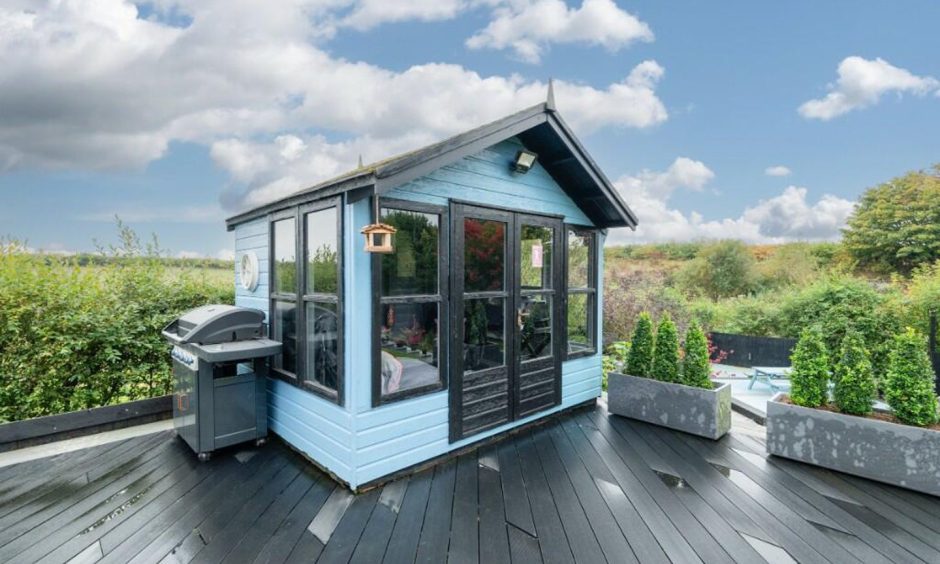 Summer house at Foxton Lodge in Angus.