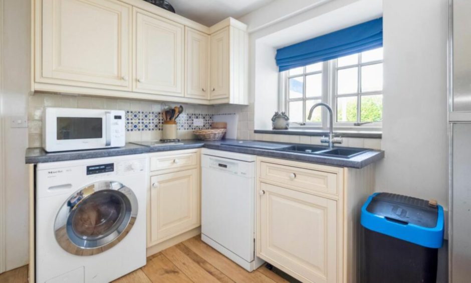 Utility room at Kirkside House in Angus.