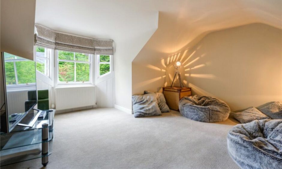 Attic room at Mount Iver, Bridge of Allan.