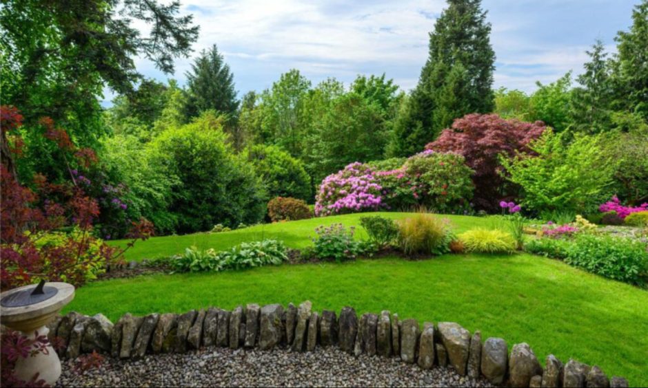 Garden at Mount Iver, Bridge of Allan.