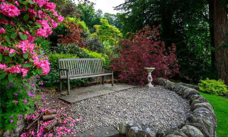 Garden at Mount Iver, Bridge of Allan.