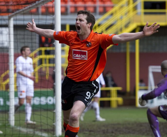 Jon Daly levelled for Dundee United but the Tangerines lost out in the replay