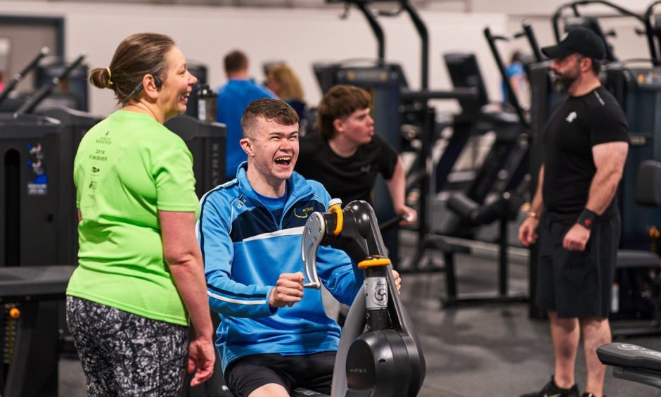 New gym at Dewars Centre in Perth.