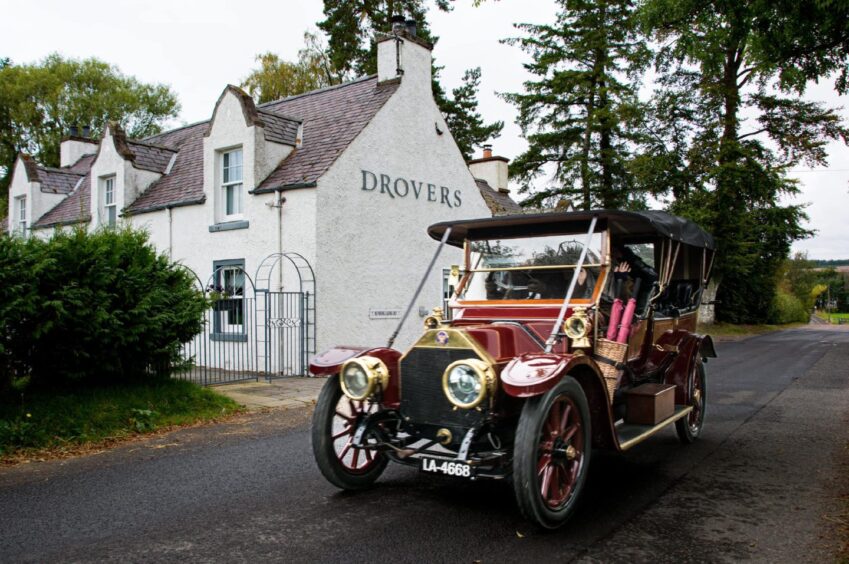 Veteran car club Angus tour.