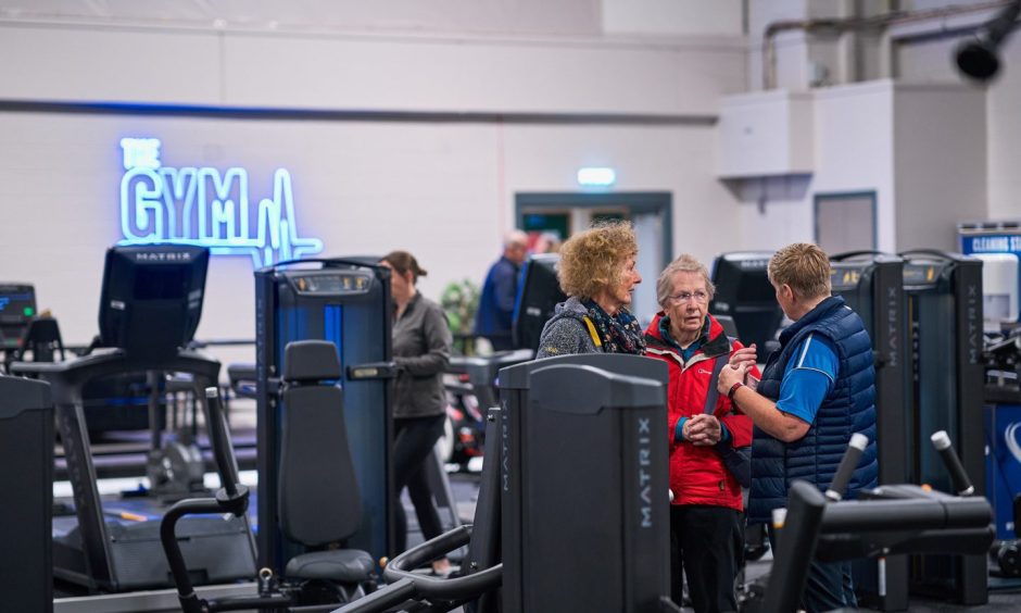 New gym at Dewars Centre in Perth.