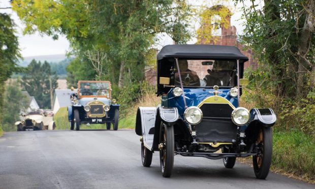 The Veteran Car CLub members on the roads of Angus. Image: Stephen Dear Photography