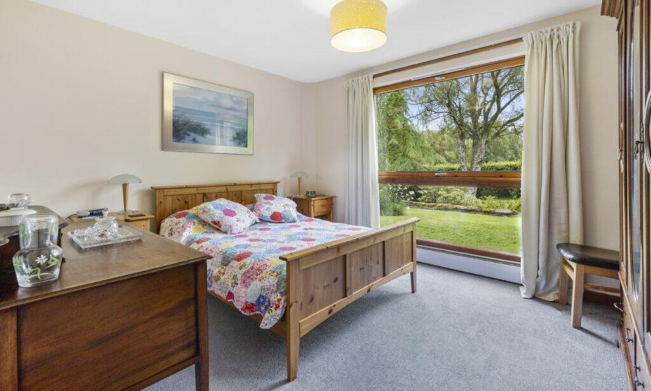 Bedroom at Dunblane home.