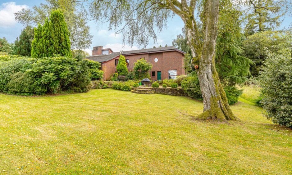 Garden at Dunblane home.