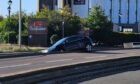 The car crashed through barriers on Riverside Drive. Image: Supplied