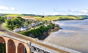 The property has views across the River Tay and of the Tay Bridge. Image: Amazing Results