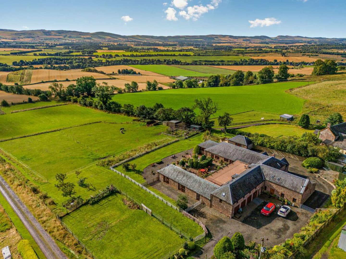 The property is set within the Perthshire countryside.