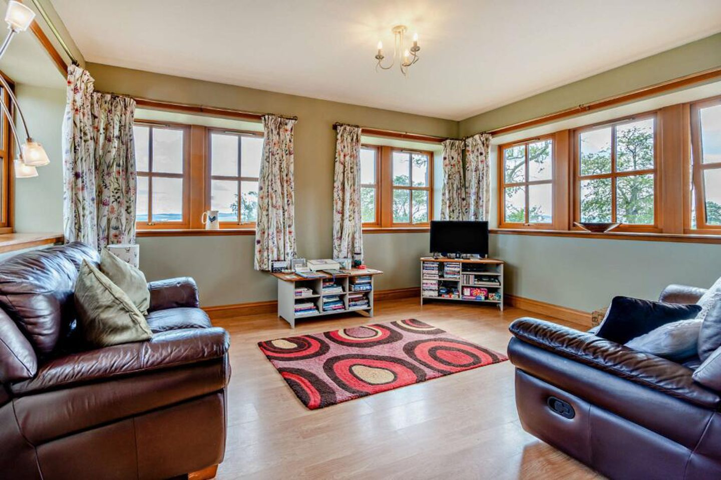 A sitting room in one of the holiday homes.