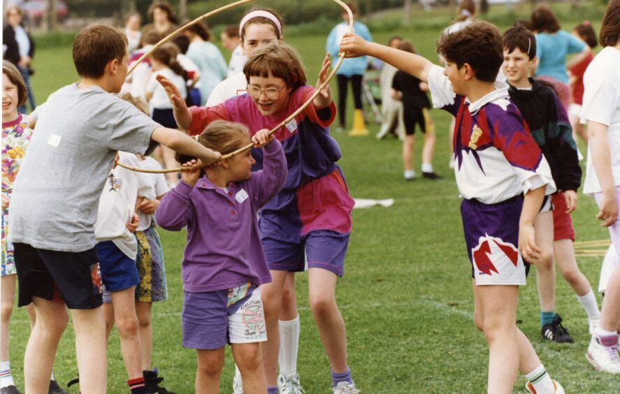 Sports day fun at Park Place Primary School sees kids going through the hoop 