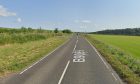 The B9099 between Luncarty and Stanley. Image: Google Street View