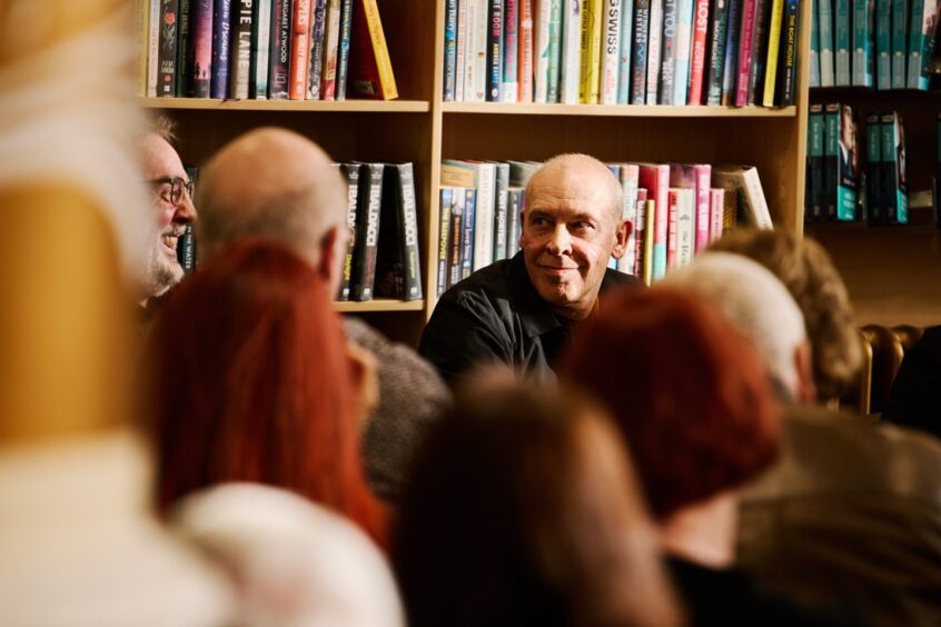 Finalist for the Bloody Scotland Scottish Crime Debut of the Year, Alan Gaw, talks about his book, 'The Silent House of Sleep' in the central library.