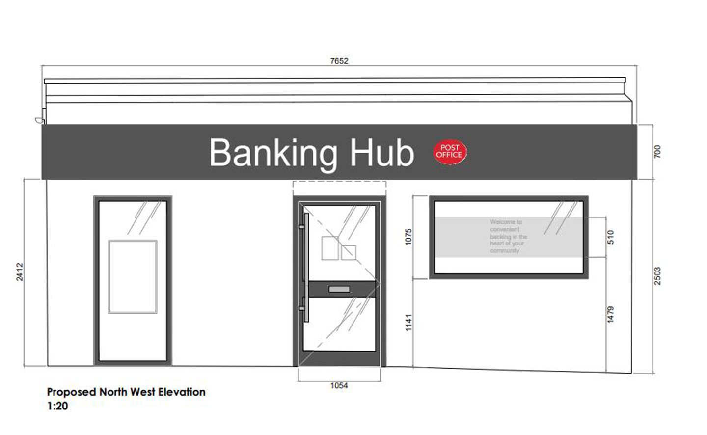 How the banking hub could look.