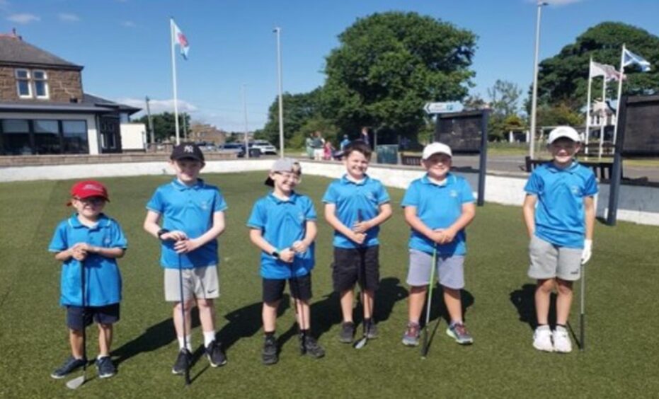 Brechin golf club junior players.