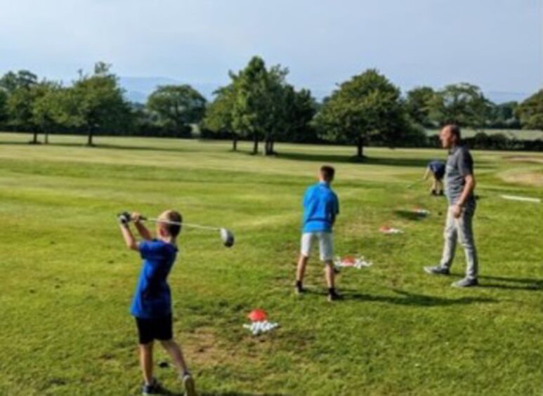 Brechin golf club junior coaching.