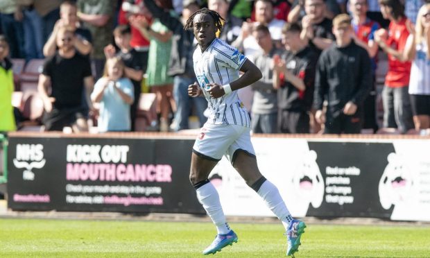 Dunfermline Athletic F.C. midfielder Ewan Otoo.