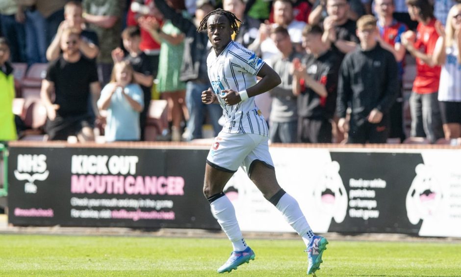 Dunfermline Athletic F.C. midfielder Ewan Otoo.