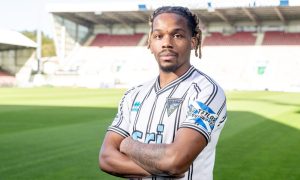 New Dunfermline Athletic FC signing Dapo Mebude.