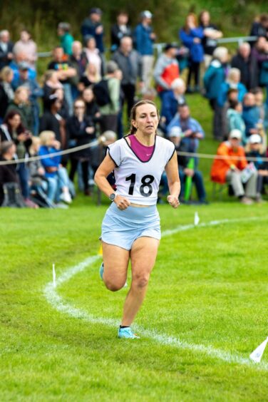 Women's running race. 