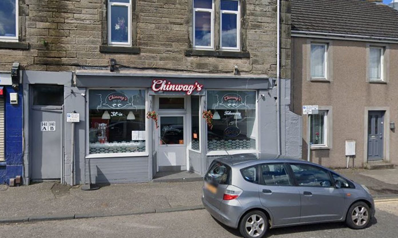 Chinwag's Cafe in Kirkcaldy.