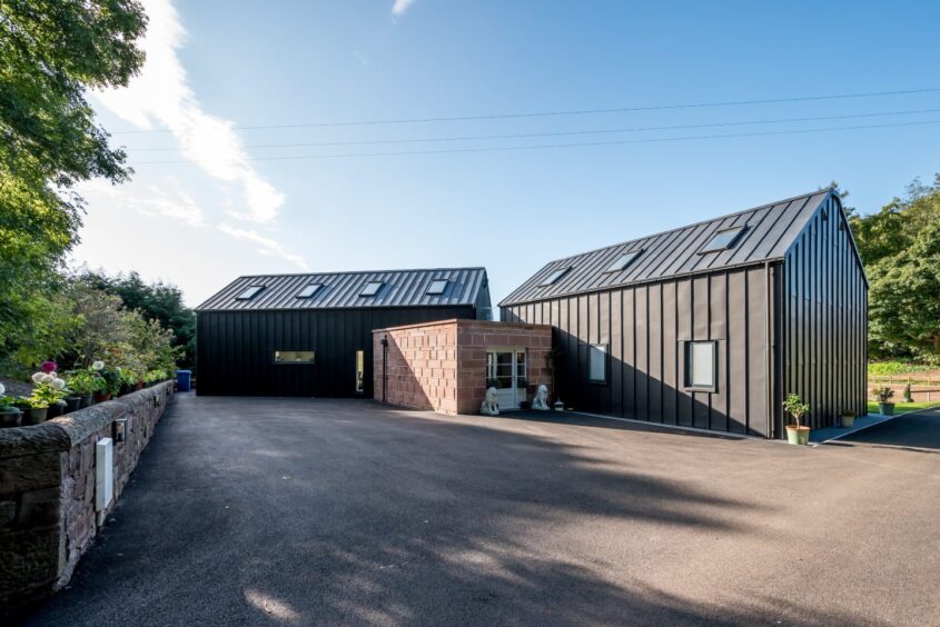 The rear of Church View, designed by Voigt Architects. 