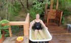 Health features writer Debbie Clarke tried an outdoor sauna and cold water plunge bath at Nowhere Sauna.