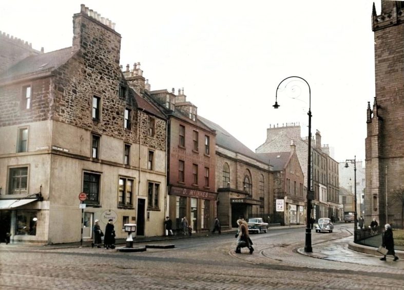 people walking in a busy scene from South Lindsay Street in dundee