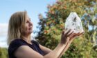 Elin Isaksson with one of her handmade vases. Image: Eve Conroy/ DC Thomson