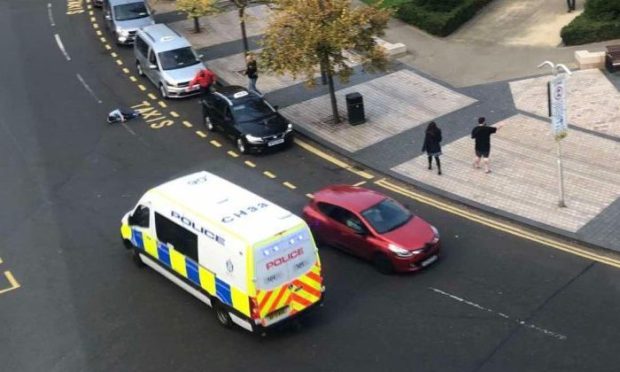 Police were called to a rammy after the Dundee v Aberdeen match. Image: Supplied