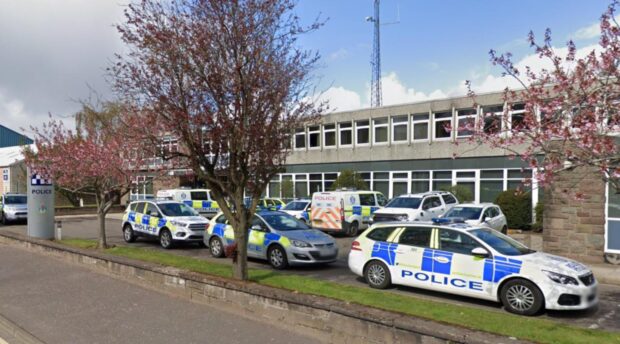 Eastern Division Police HQ in Forfar was suddenly vacated in September. Image: Google