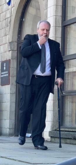 Graham Dickie at court