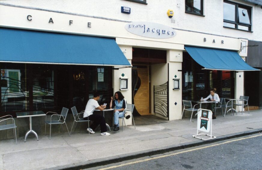 Papa Jacques in Brook Street in August 1998. 