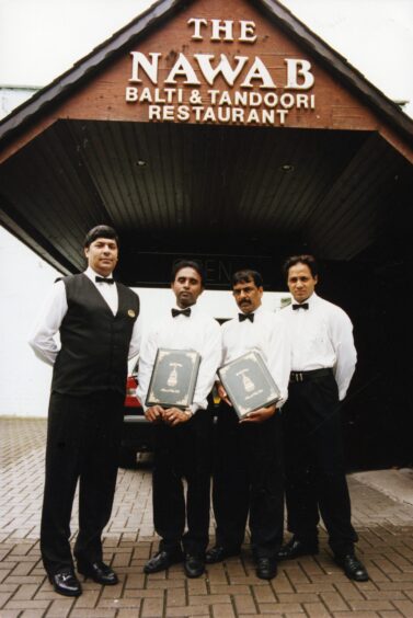 The Nawab staff in August 1998.