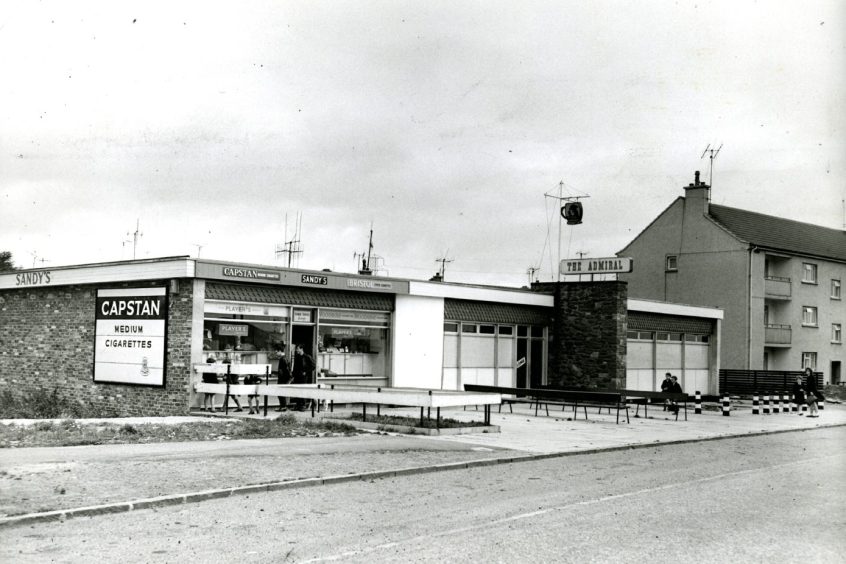 The Admiral pub in September 1963, which sits next to a convenience store