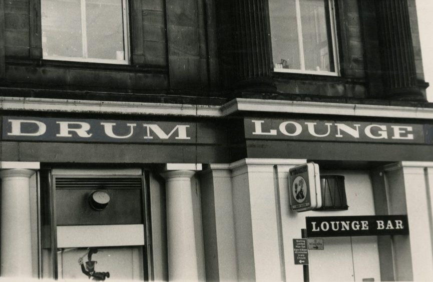 the exterior of the Drum in 1974