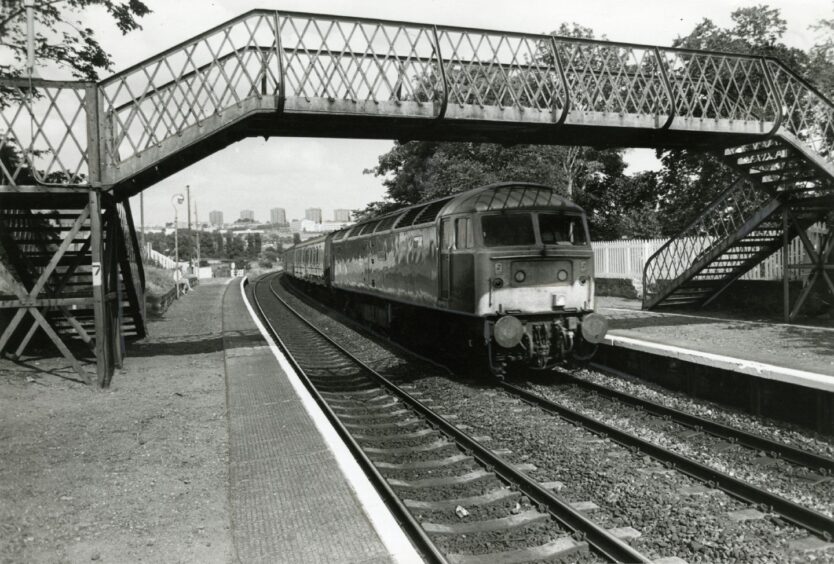 Invergowrie Station in August 1984. 