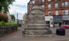 What remains of the Christie Clock. Image: Isla Glen/DC Thomson