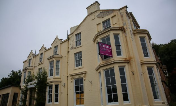 Bridge of Allan's Royal Hotel still dominates the town, but lies empty. Image: Alex Watson/DC Thomson