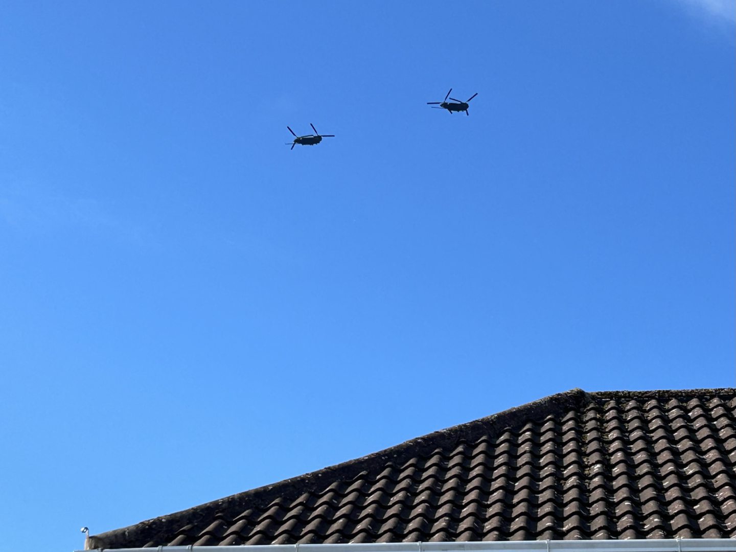 Locals have spotted the military aircraft throughout the region.