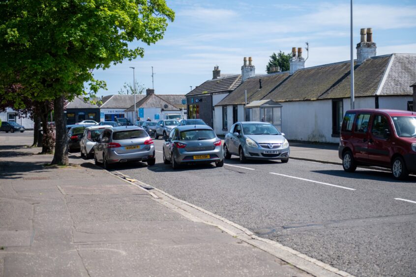 Barry Road in Carnoustie.