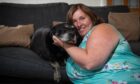 Shannon Salmond, 32, has had her beloved dog Radley for half of her life. Image: Kim Cessford/DC Thomson.