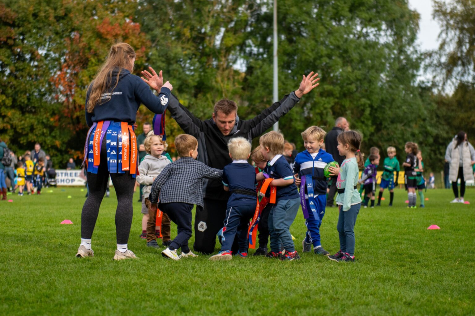 Pictures as Scotland's Fagerson brothers star at Strathmore rugby event