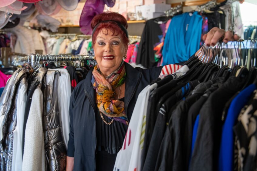 LorettaGovil inside her woman's fashion boutique in Perth