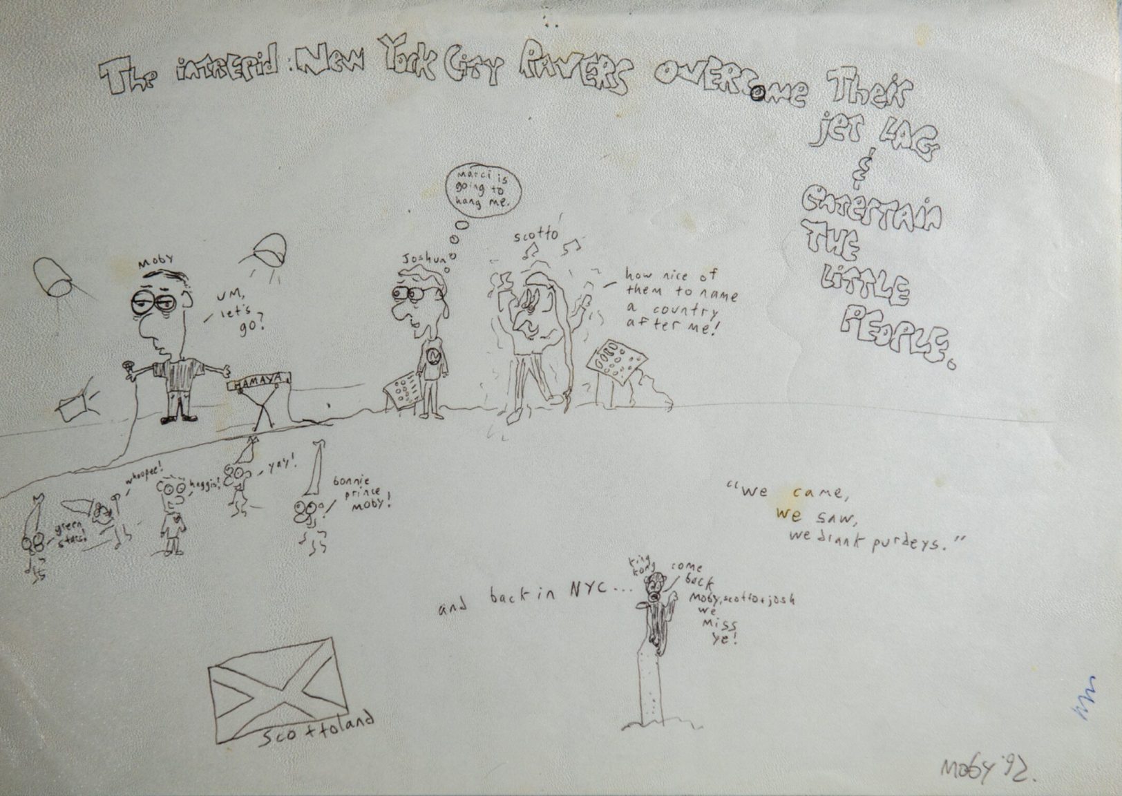 Dundee landmark Moby was drawn to again and again on city stay