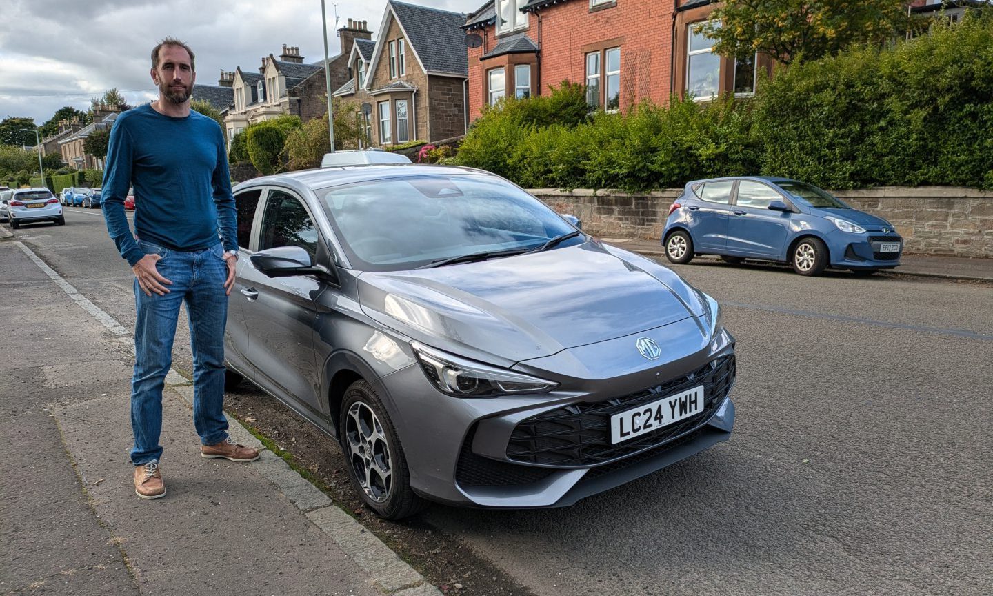 To go with story by Jack McKeown. Motoring Picture shows; MG3. Dundee. Jack McKeown/DCT Media Date; 03/09/2024