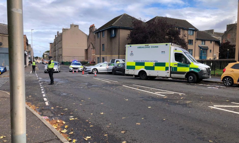 Crash on Hospital Street, Dundee