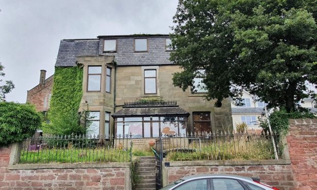 The three-storey Arbroath property faces south towards the sea. Image: Future Property Auctions